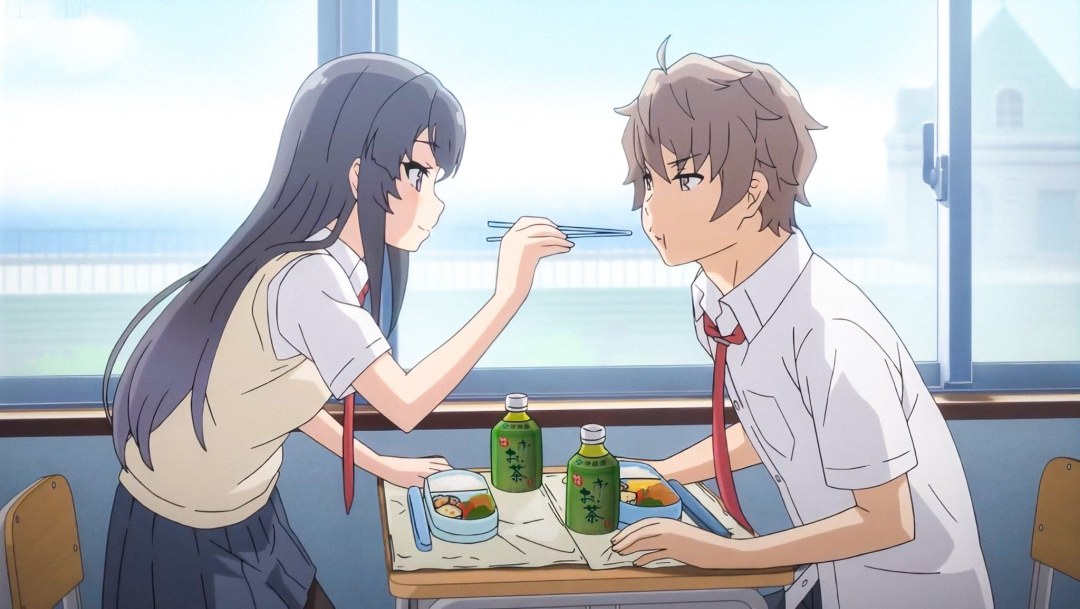Anime, este estúpido protagonista no entiende el sueño de una niña-bunker sakuta