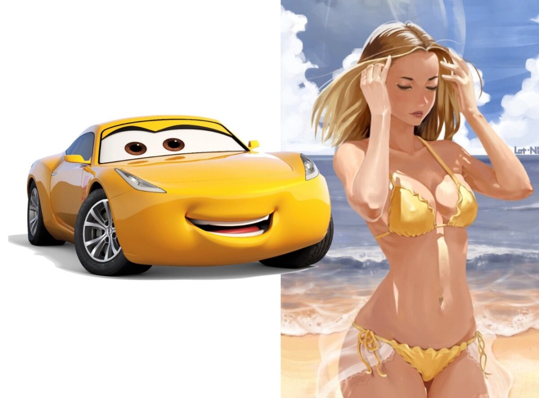 Lightning McQueen y Chiko Hicks Love