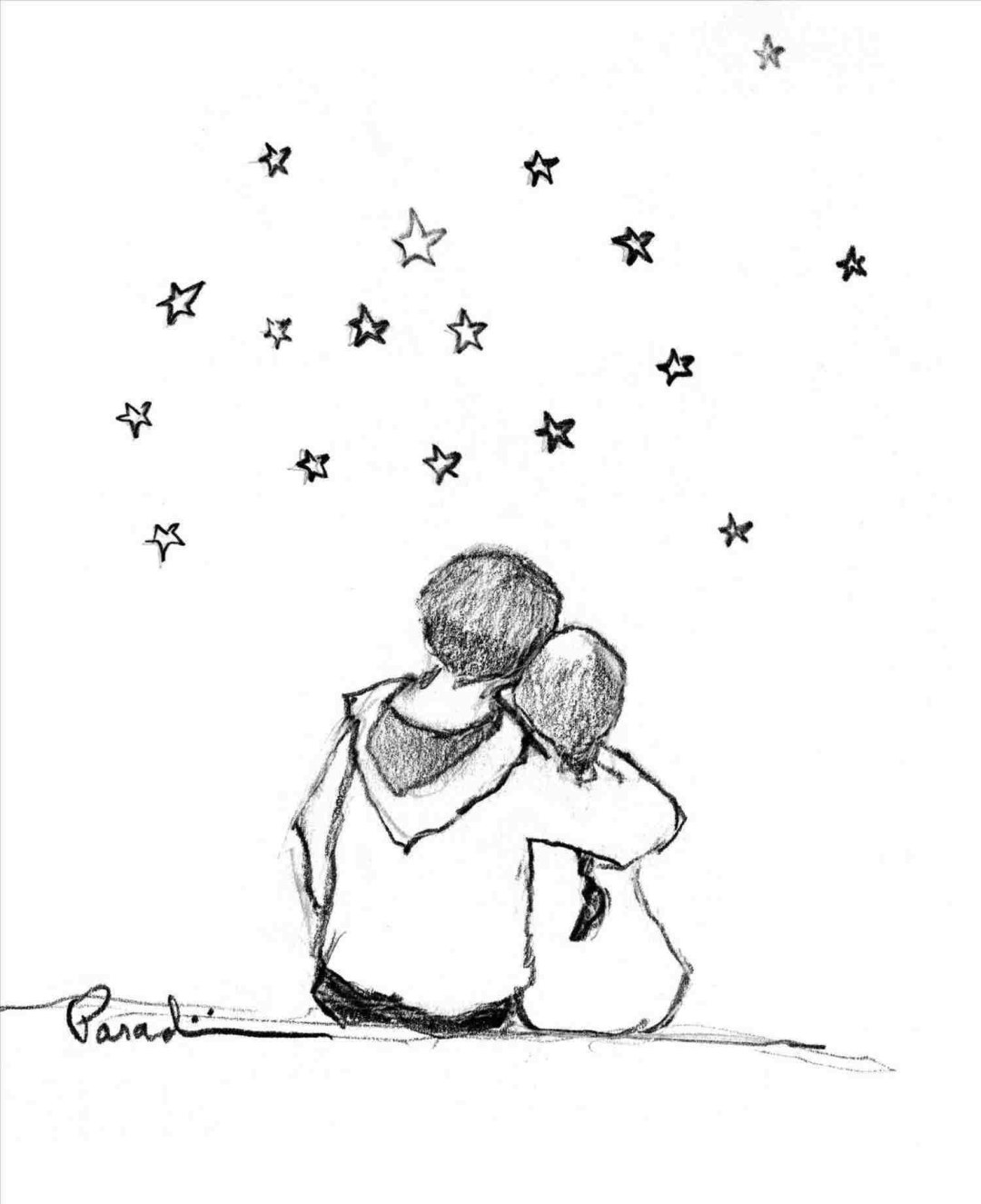 Enamorado de un lápiz