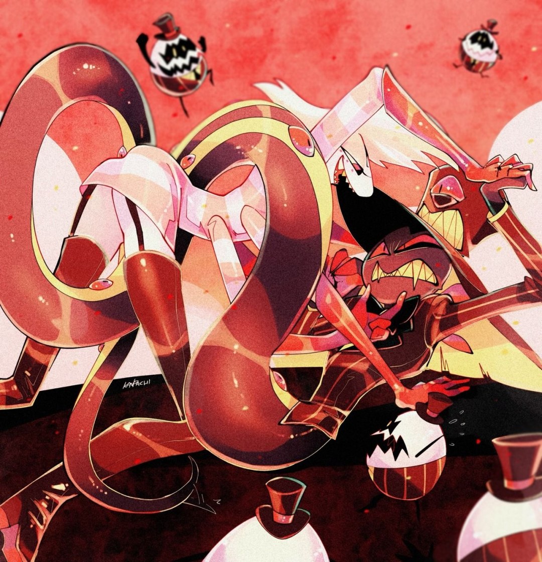 Hotel Hazbin Alastor y Angel Children