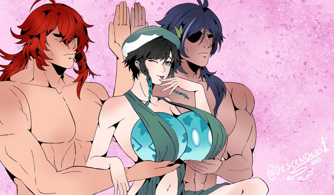 Baal y Miko Genshin