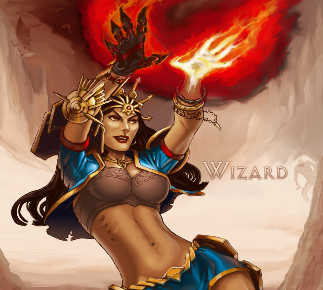 Diablo 2 Arte Arte de Hechicera