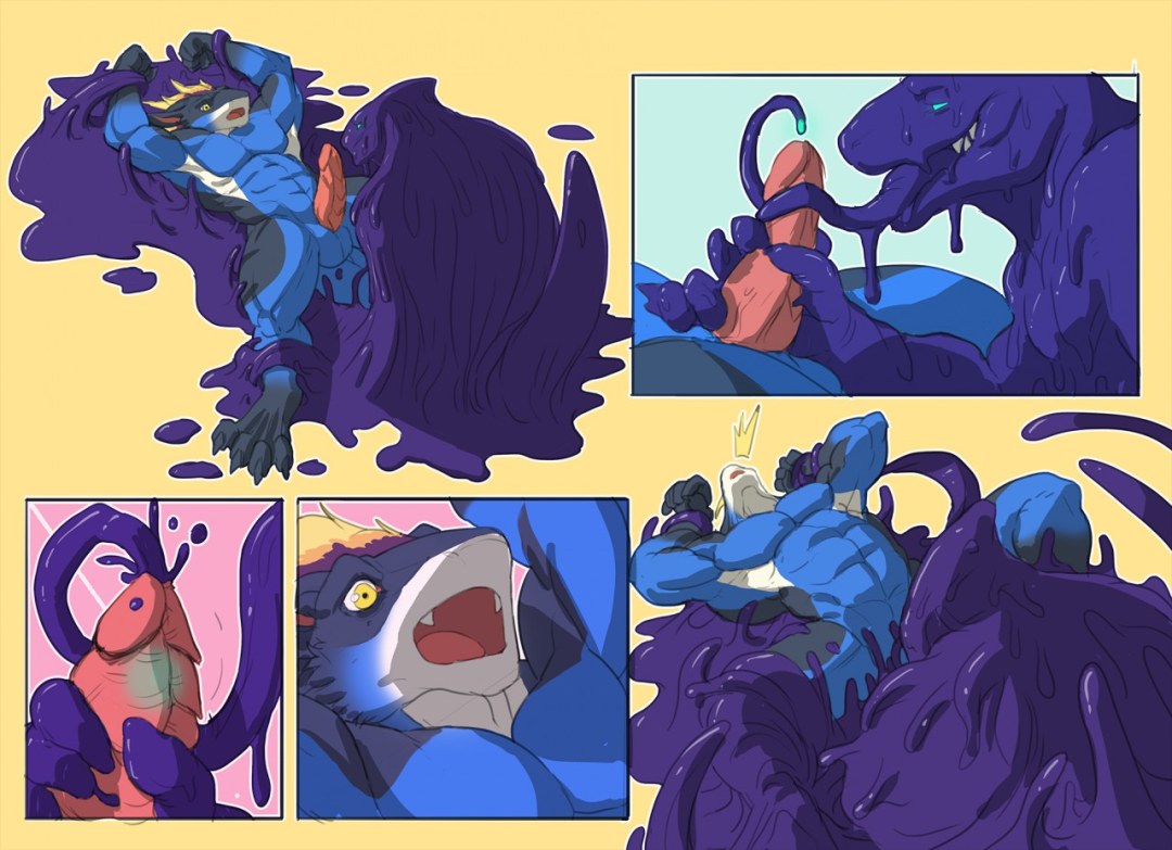 Comic de dragón de expansión sexual