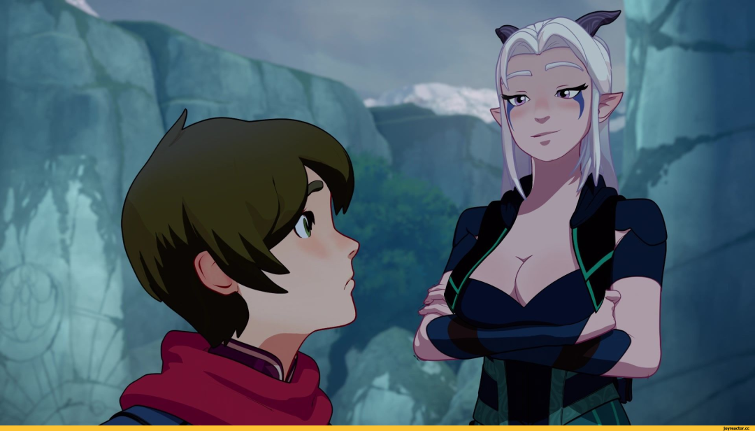 El Dragón Príncipe Rayla y Callum
