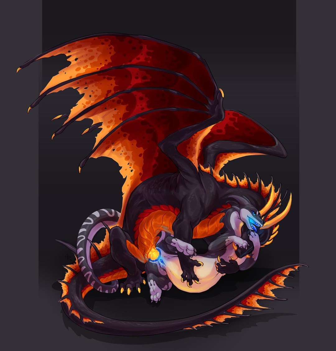 Dragón hembra salvaje