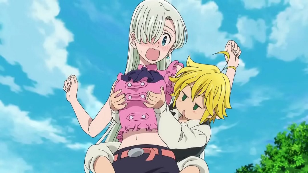 7 Mortal Sins Anime Meliodas y Elizabeth