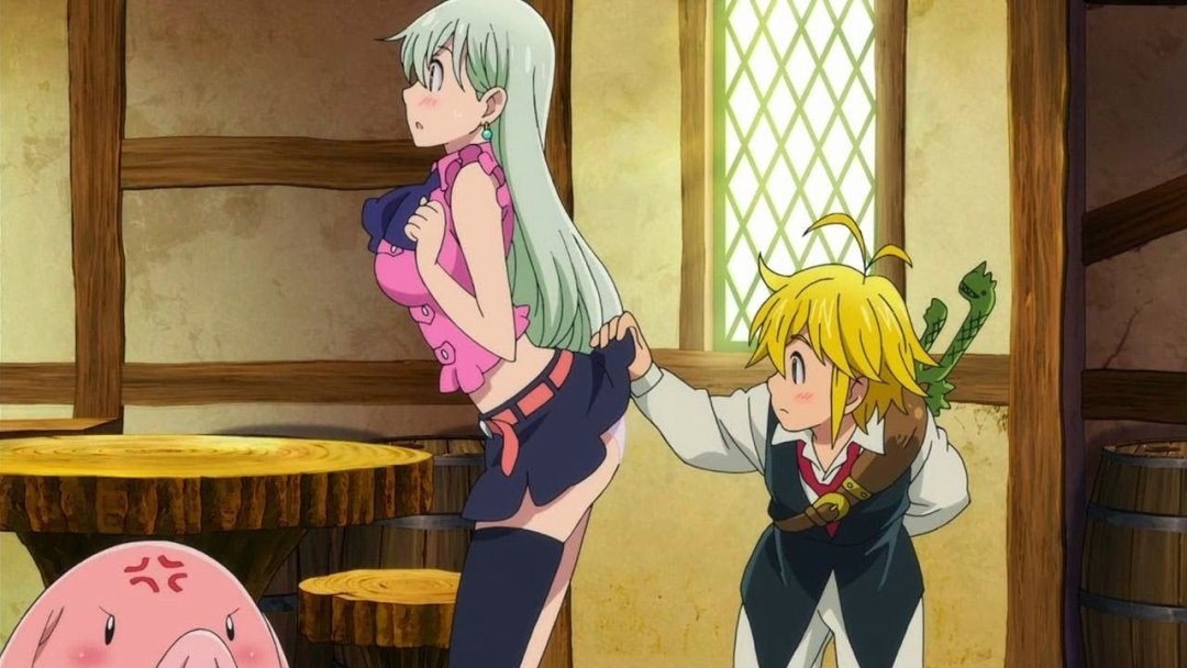 7 Mortal Sins Anime Meliodas y Elizabeth