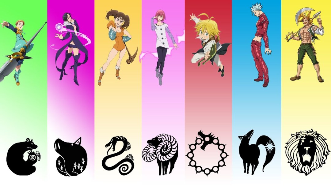 LOS 7 Pecados Capitales Anime
