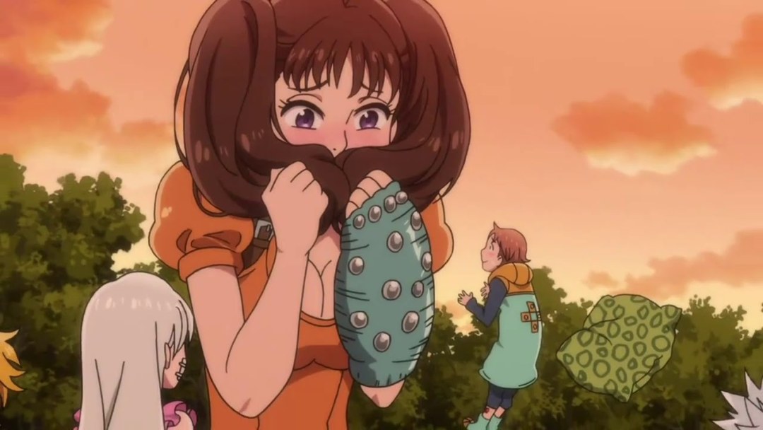 Siete pecados mortales de anime en armadura