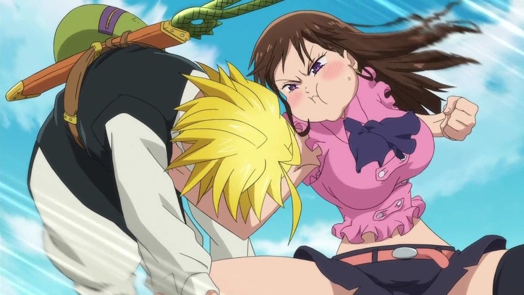 7 pecados mortales Diana y Meliodas