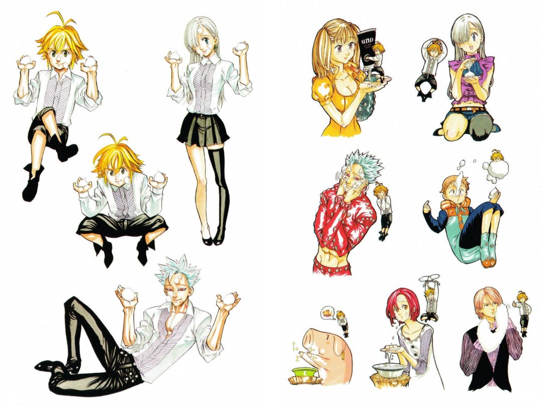 Pastel de anime siete pecados mortales