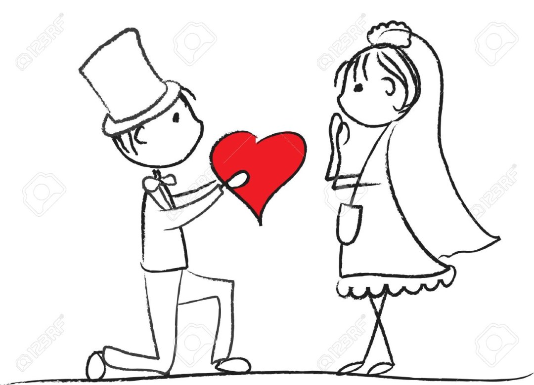 Dibujo para el aniversario de la boda