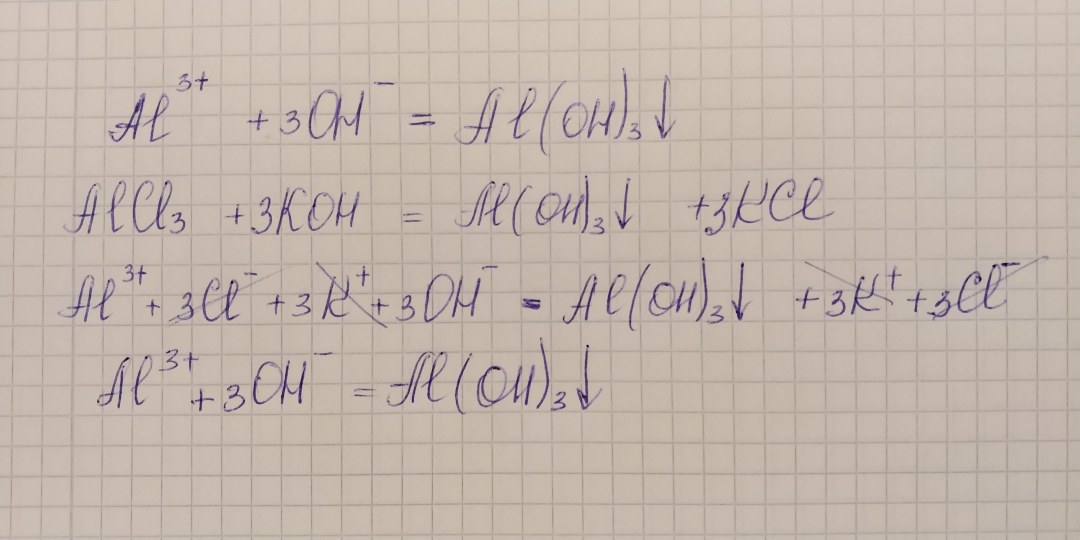 AL3 3OH AL OH 3 ecuación molecular