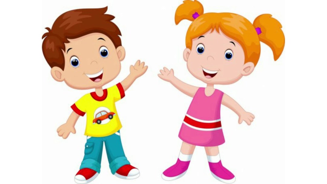 Imagen de un niño y una niña