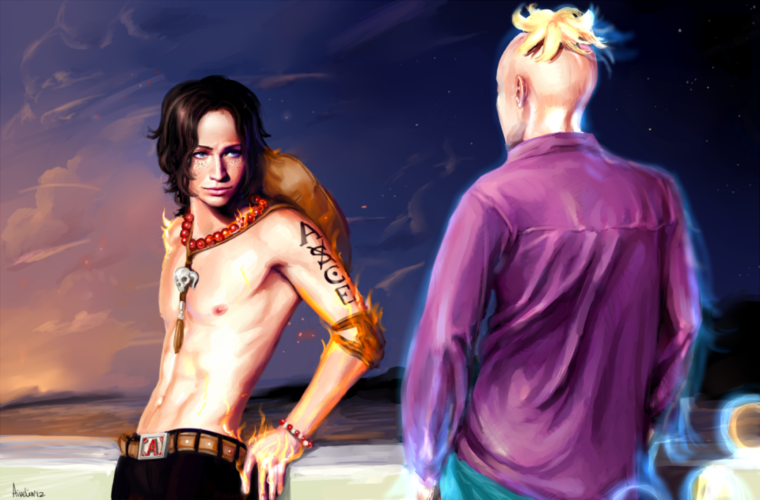 Aleta desnuda y jake