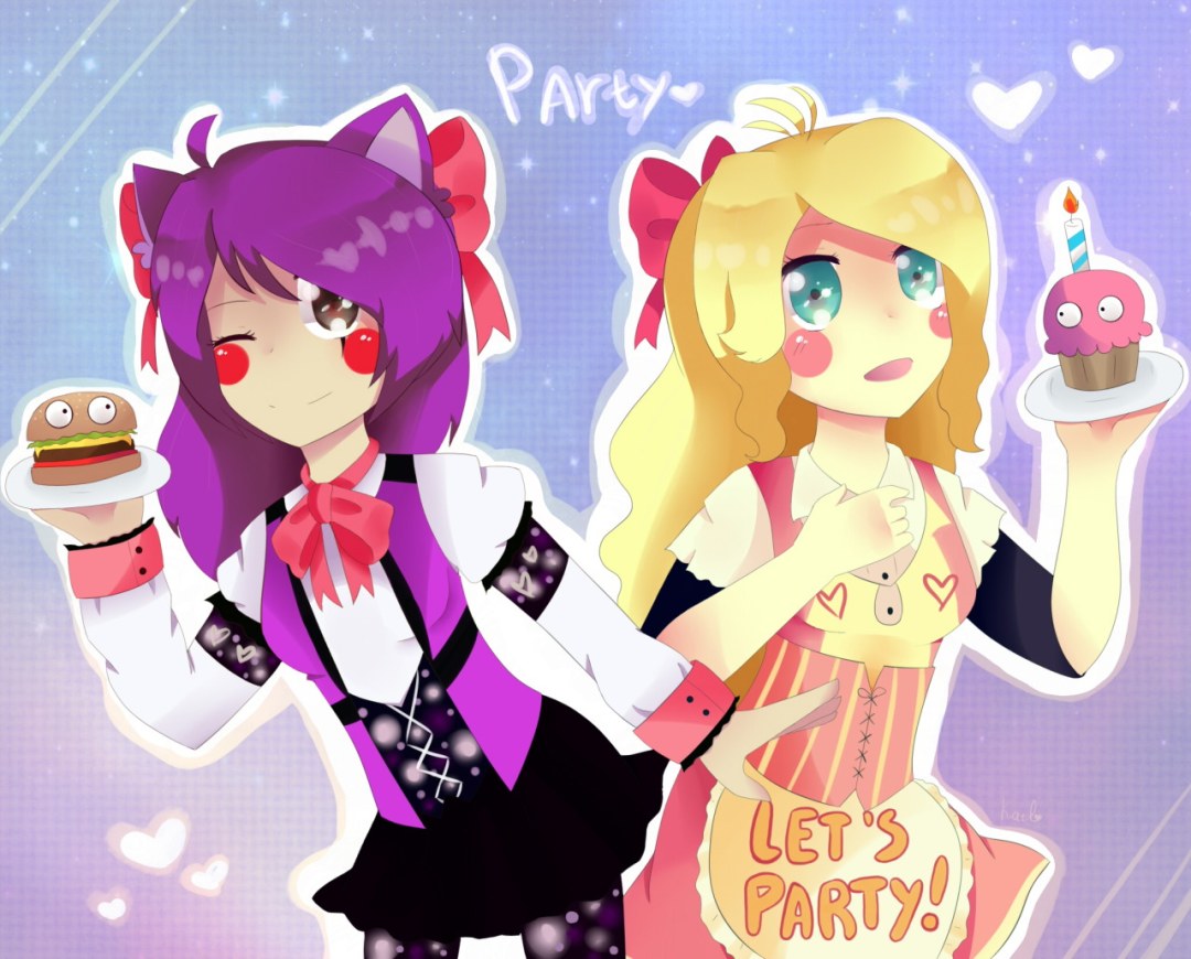 Fnaf 2 títere y esa chica