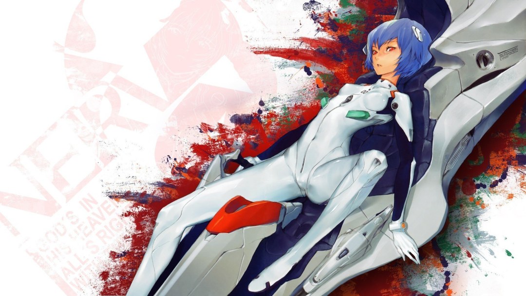 Papel tapiz de neón génesis evangelion