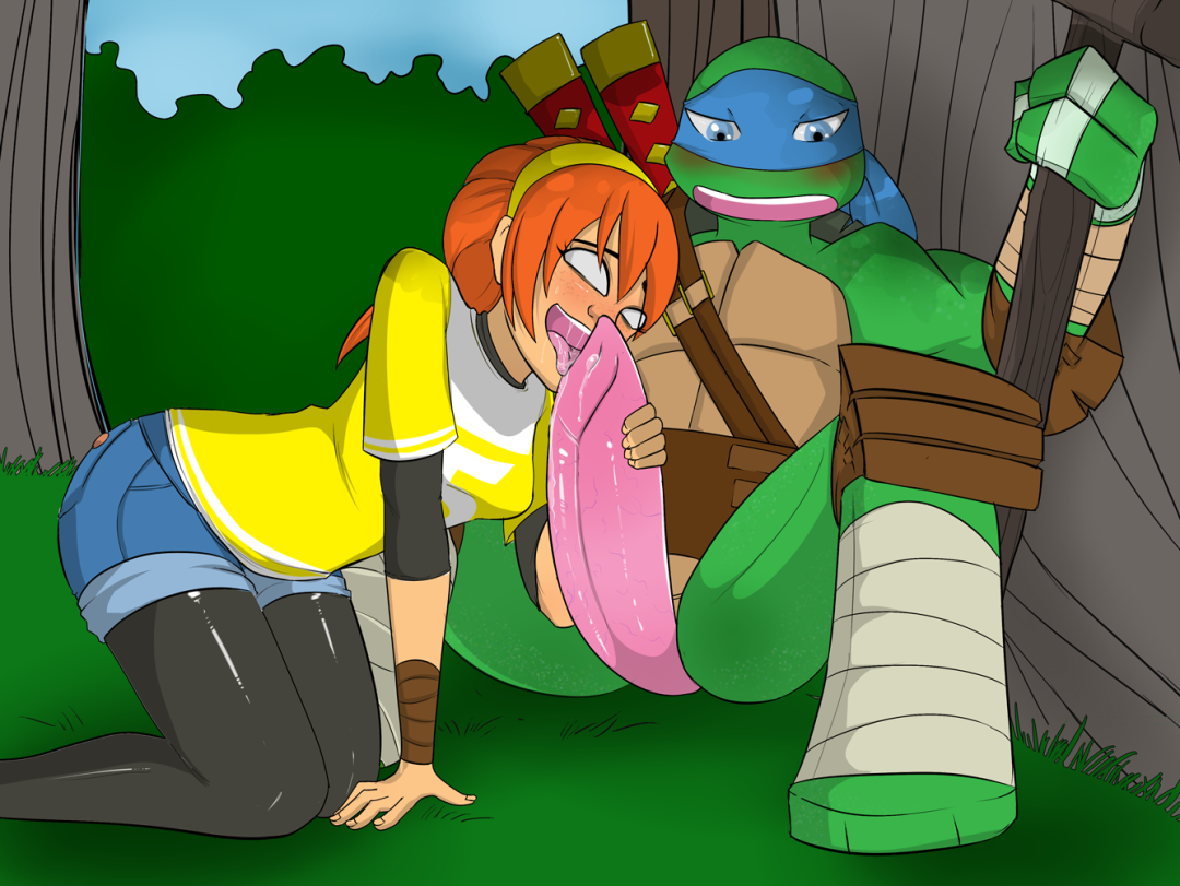 Ninja Turtles 2012 Abril y Donny Hentai