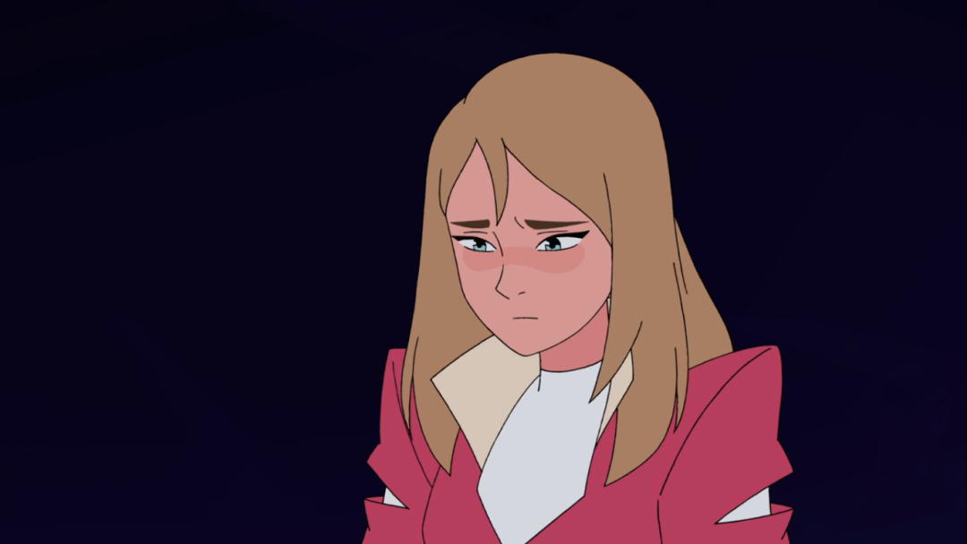 Shira e invencible princesas se besan