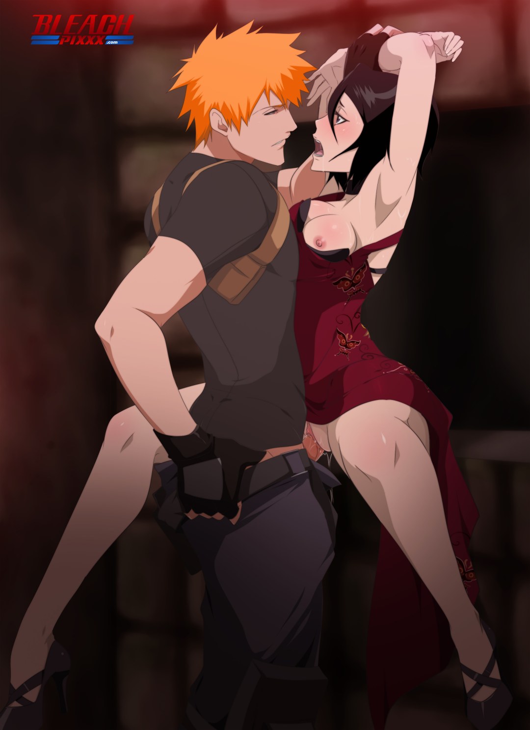 Blich Ichigo y Rukia Hentai