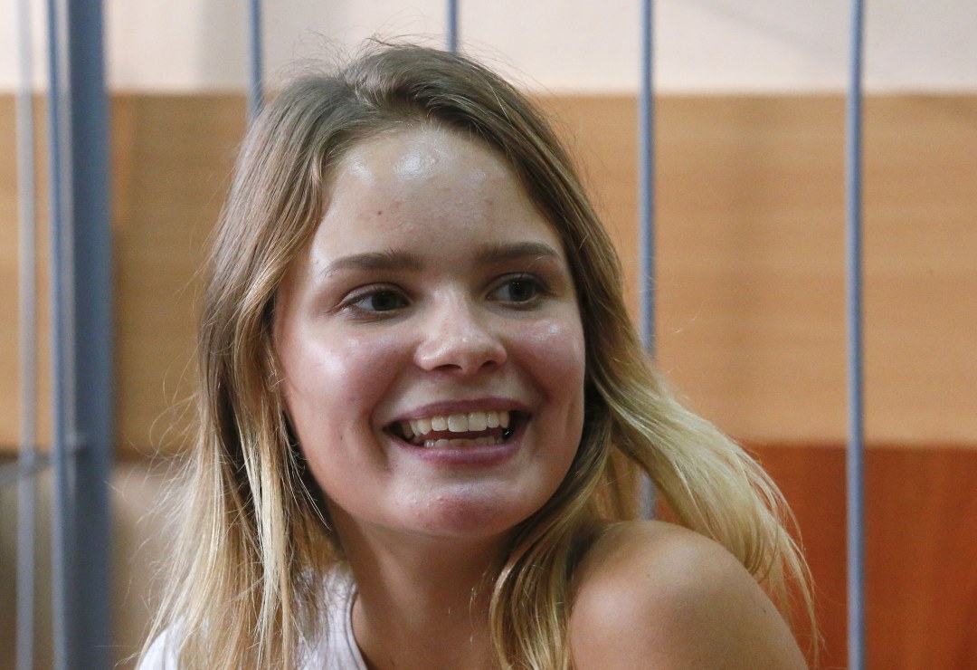 Veronika Nikulshina en la corte