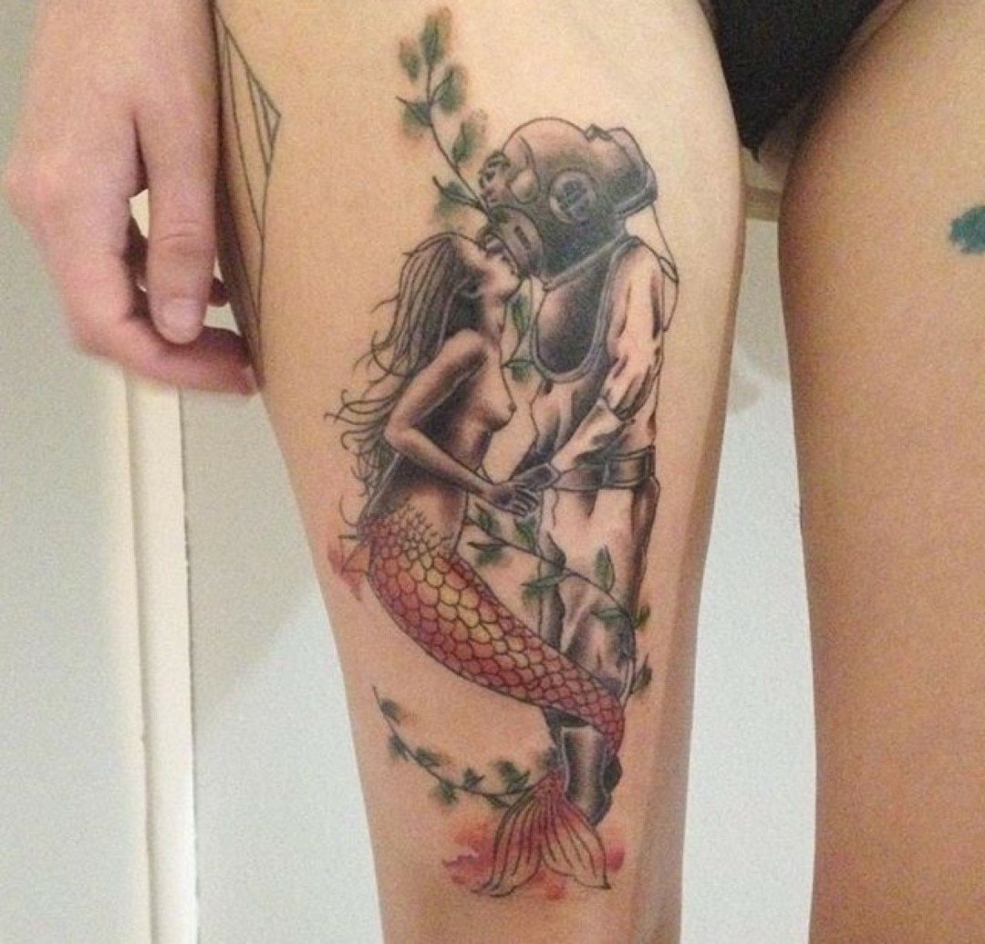 Tatuaje de buceo