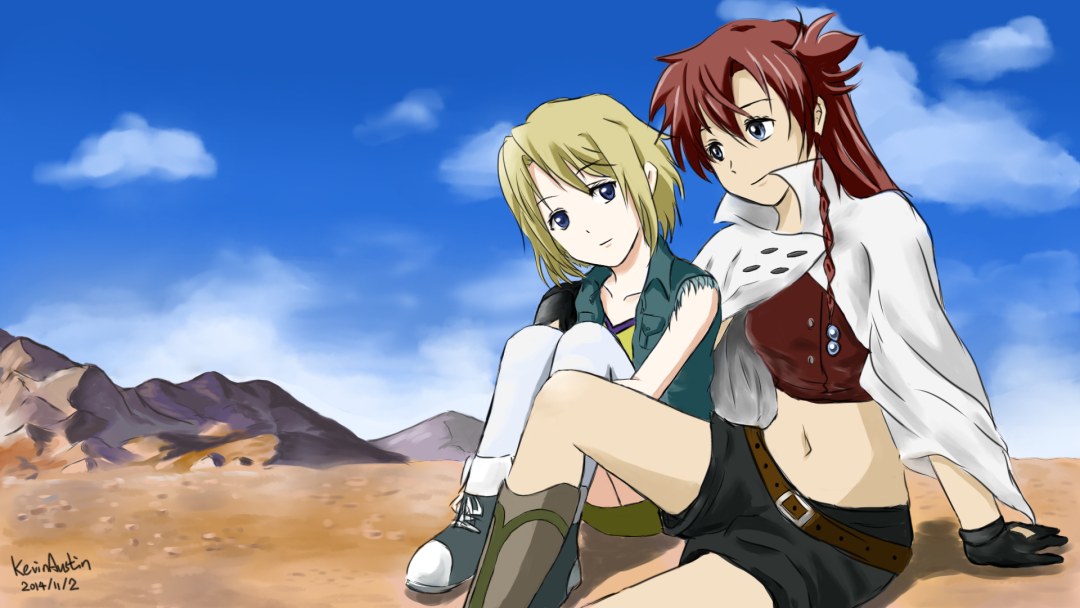 La niña coquetea anime