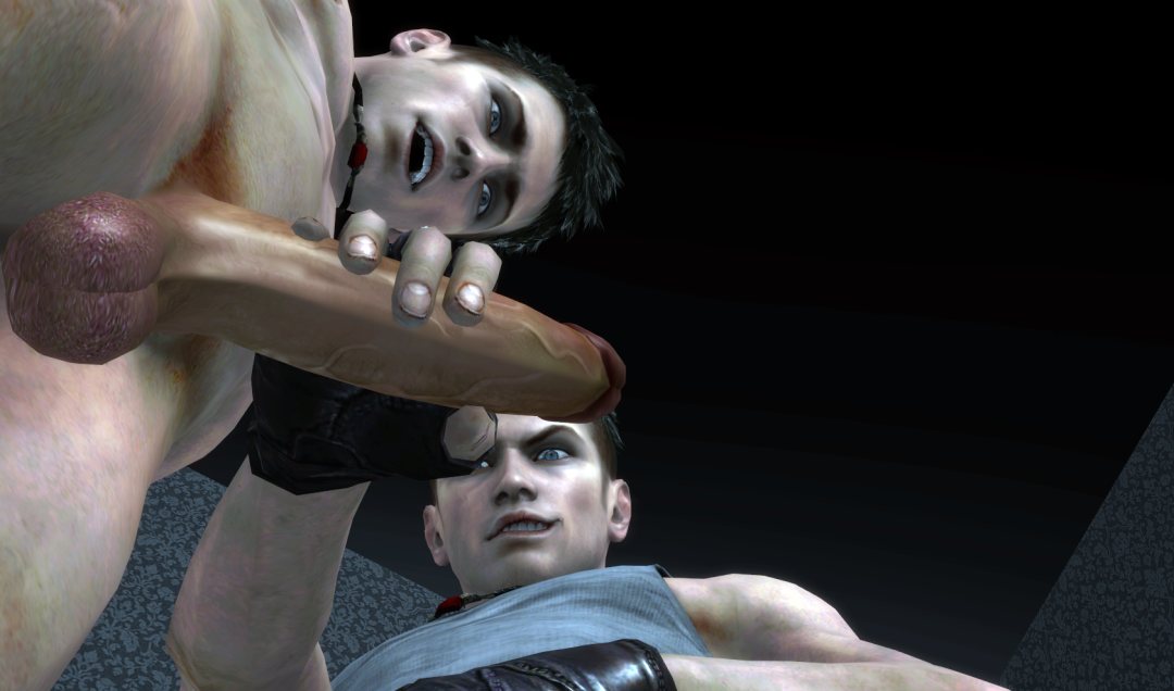 DMC Devil May Cry's Dante Jacking Gay Member desnudo