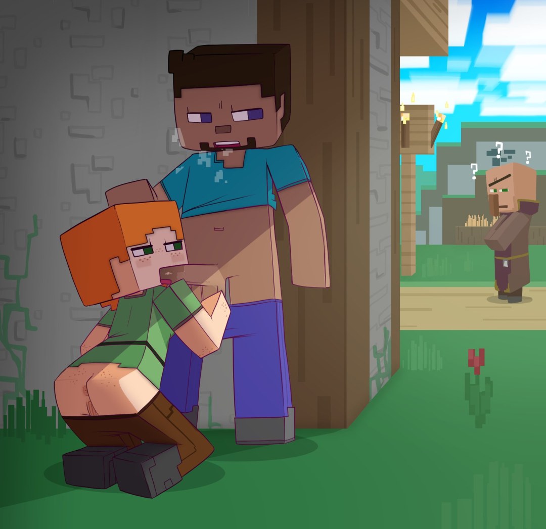 Hentai Steve y Alex Main