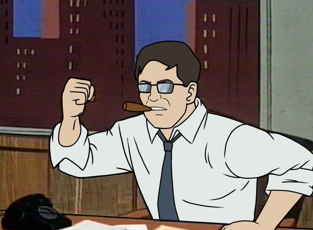 El oligarca es una caricatura