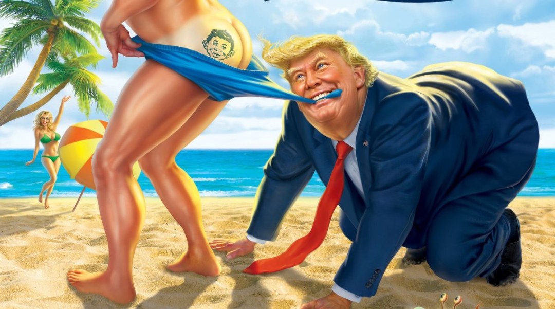 Trump en la playa