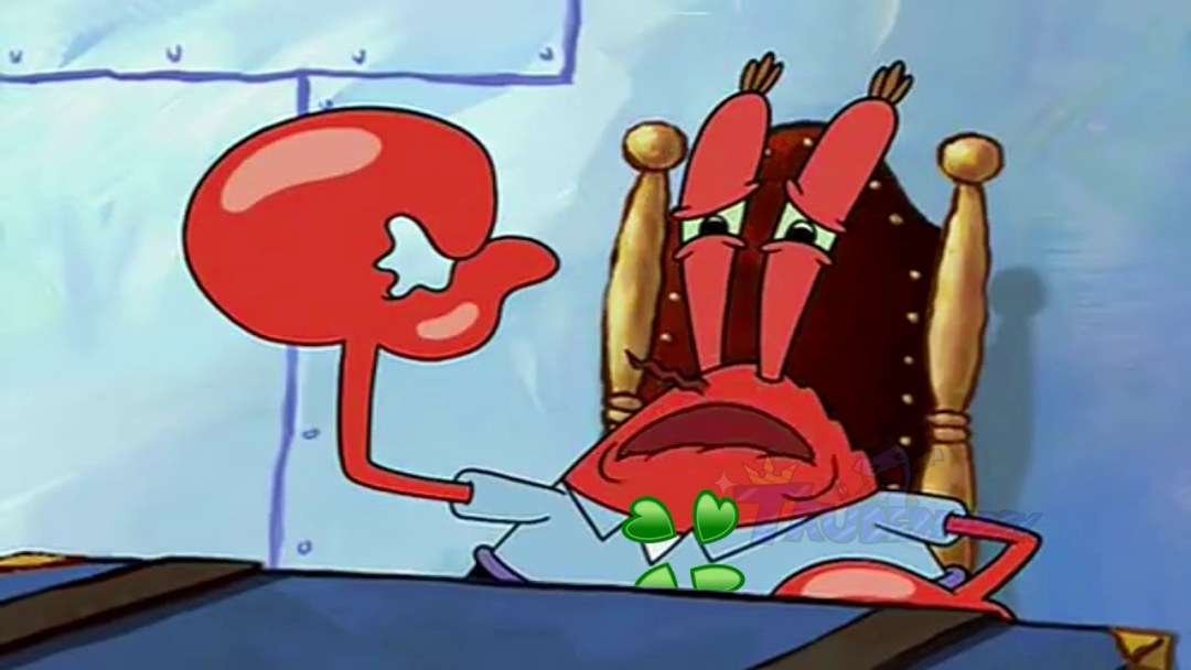 Sr. Krabs triste