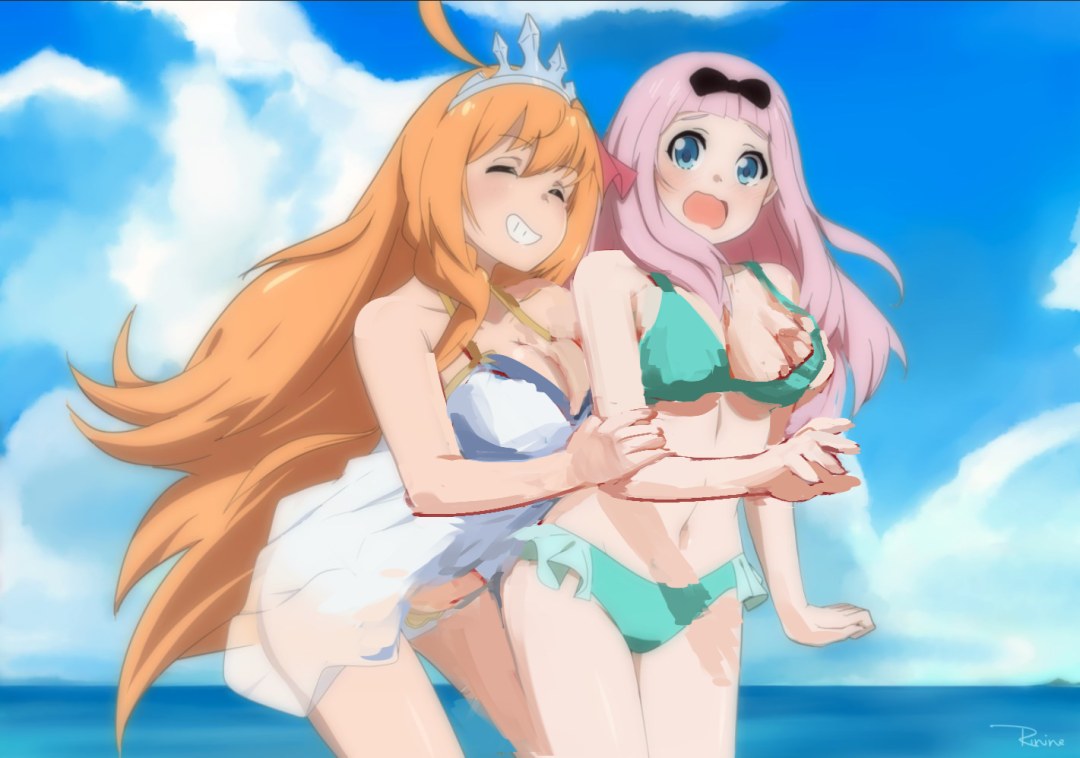 Fujivara kaguya hentai yuri