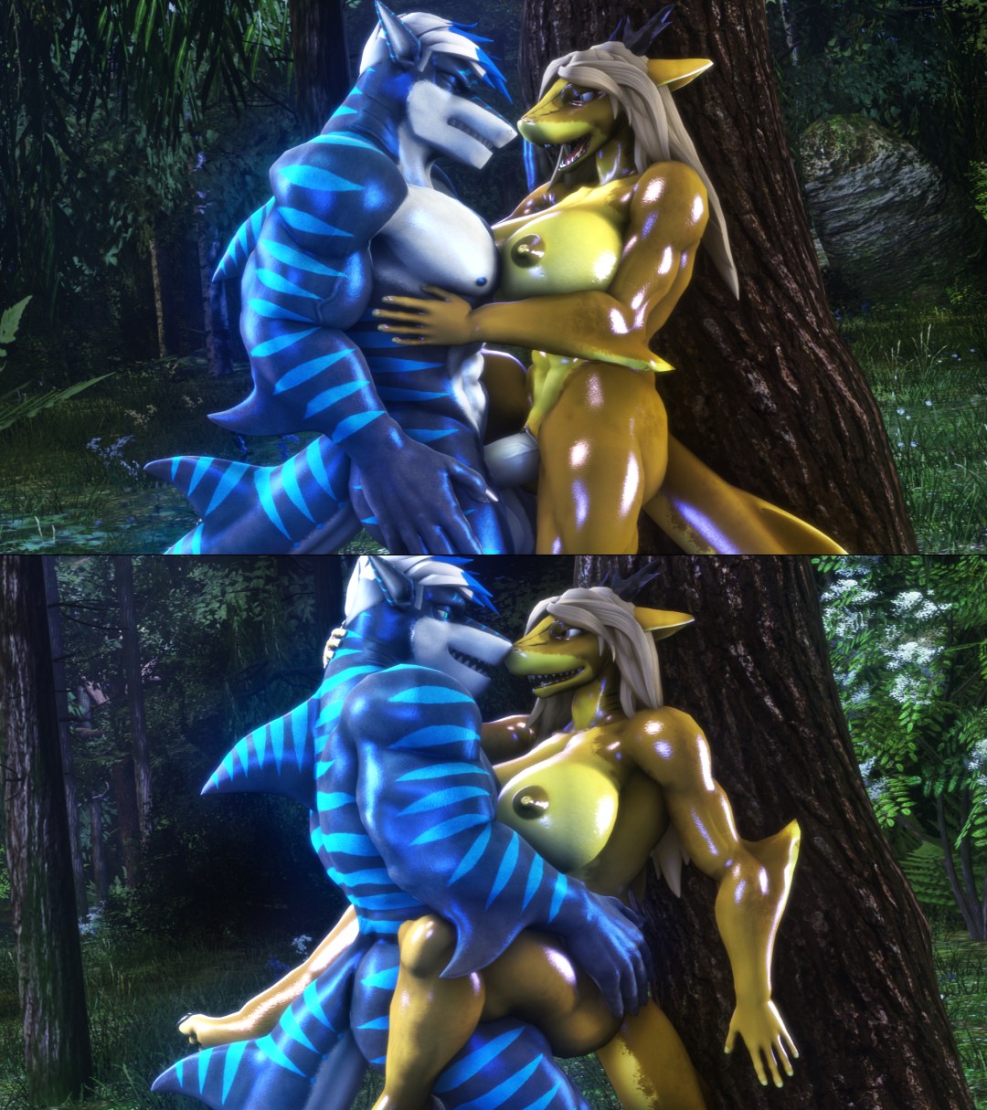 Hentai Anthro Nika Sharkeh Big Booty and Senos