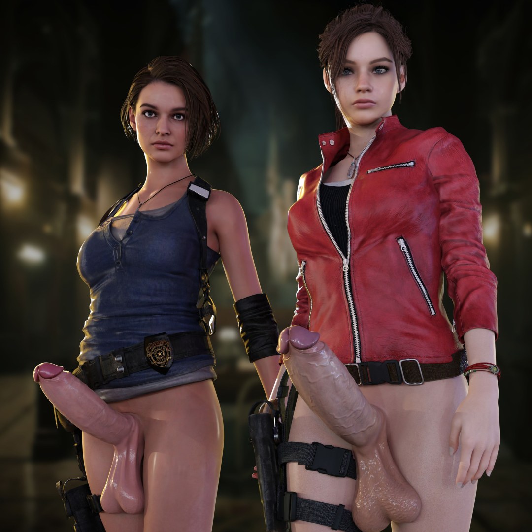 Jill Valentine Futanari 3D