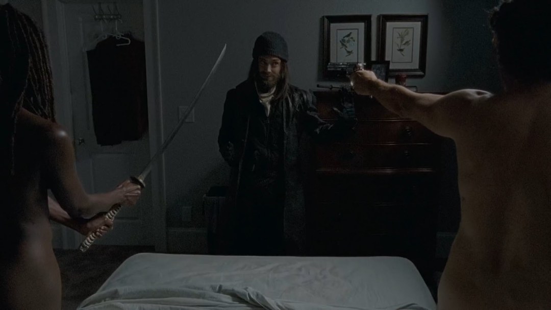 Walking Dead Rick y Mishon
