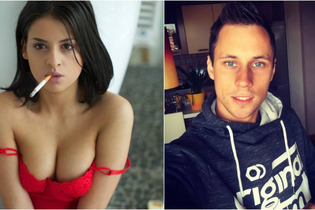 Madison Ivy en pantalones de cuero