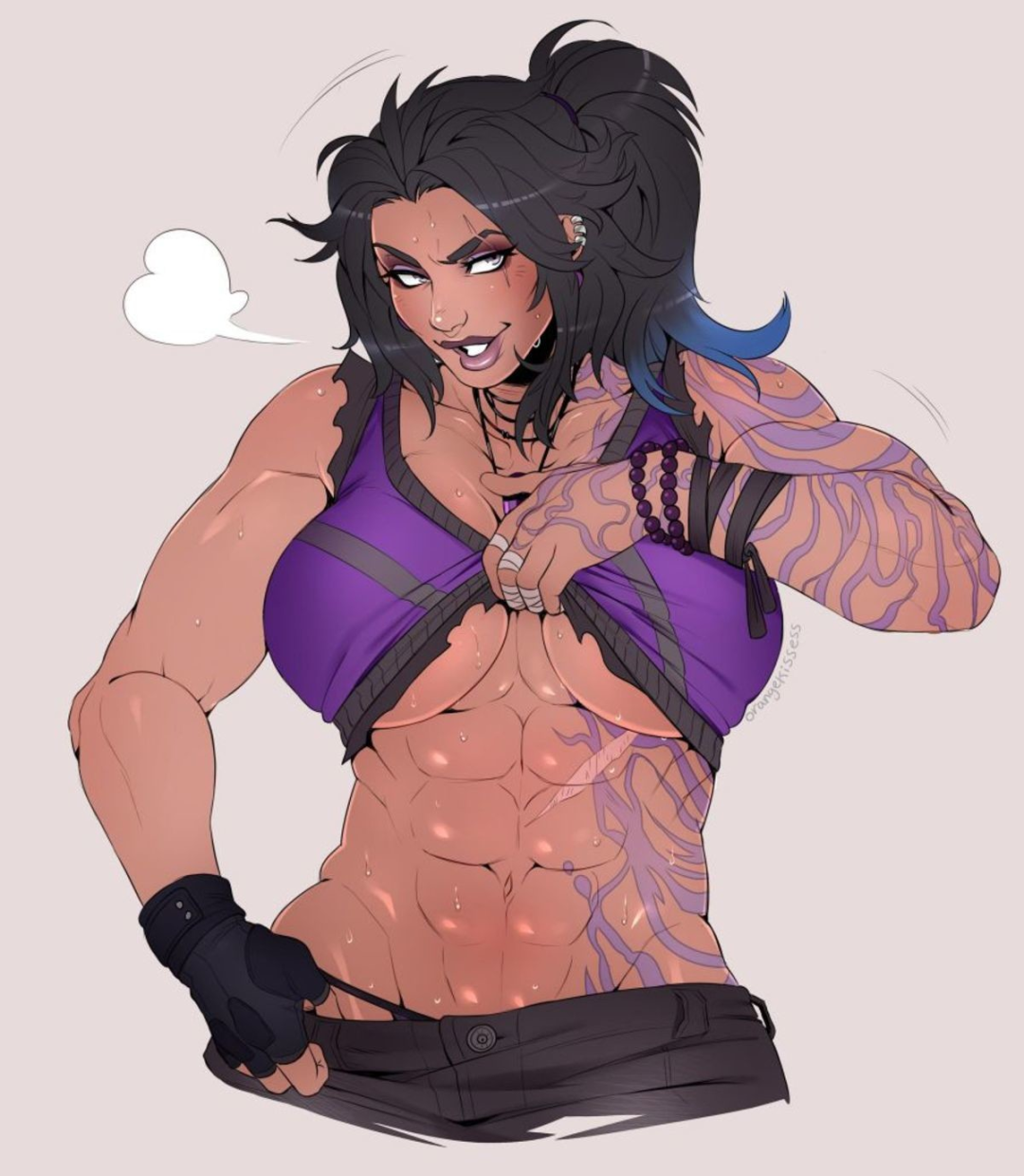 Transexuales de anime en el vestido