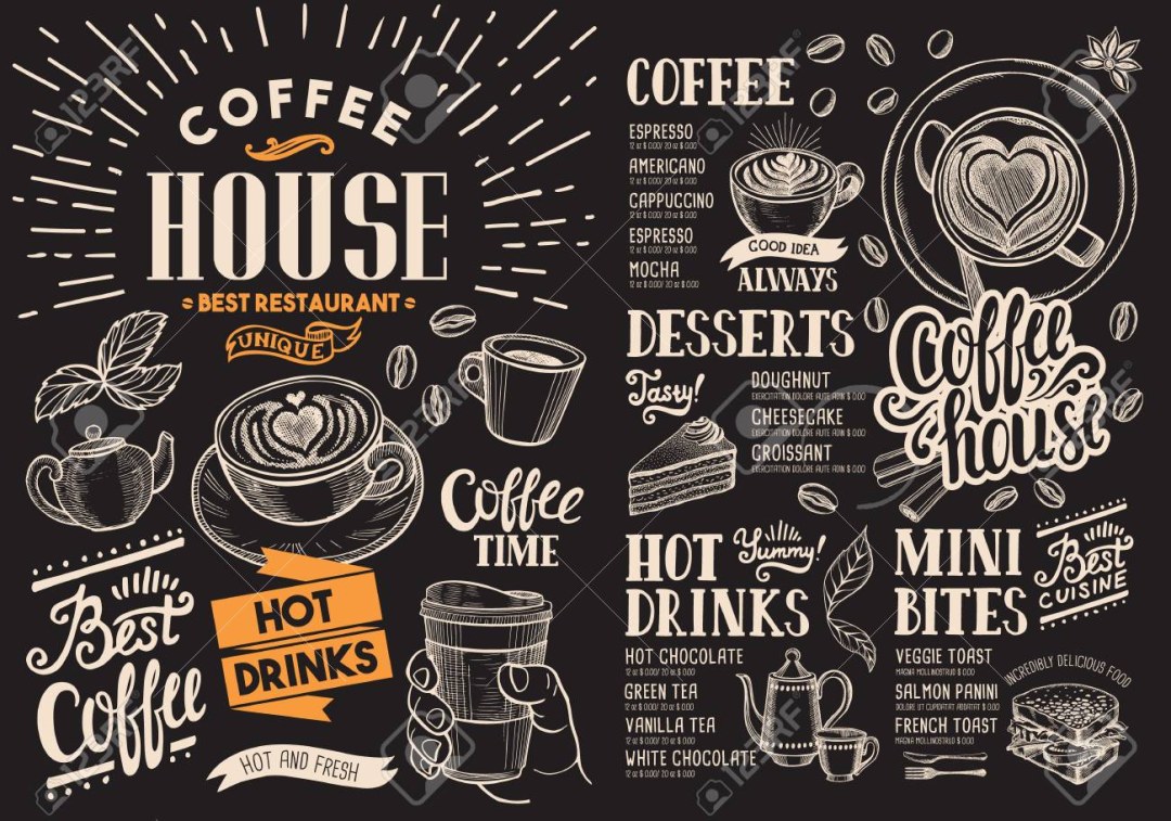 Café de dibujos animados