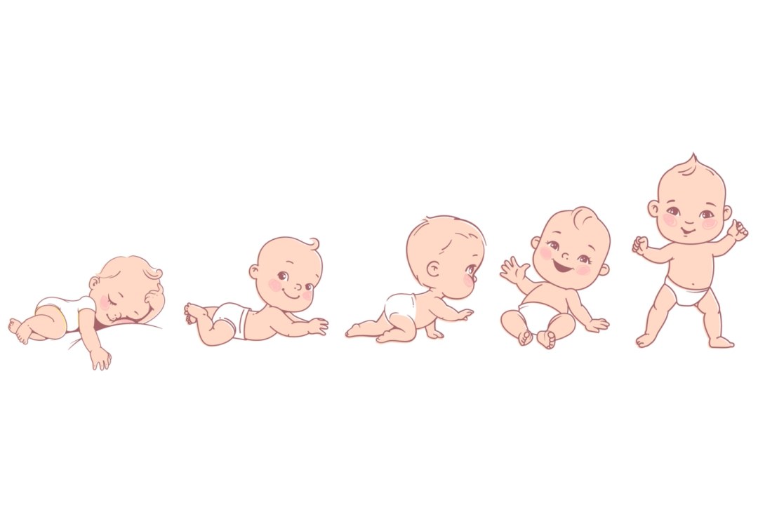 Crecer el estómago de dibujos animados