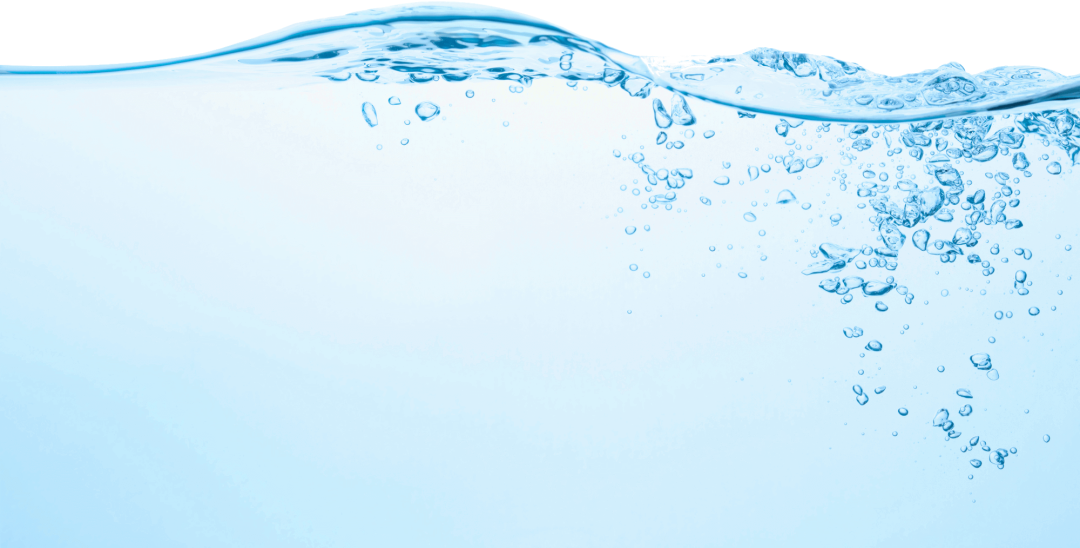 Agua sobre un fondo blanco