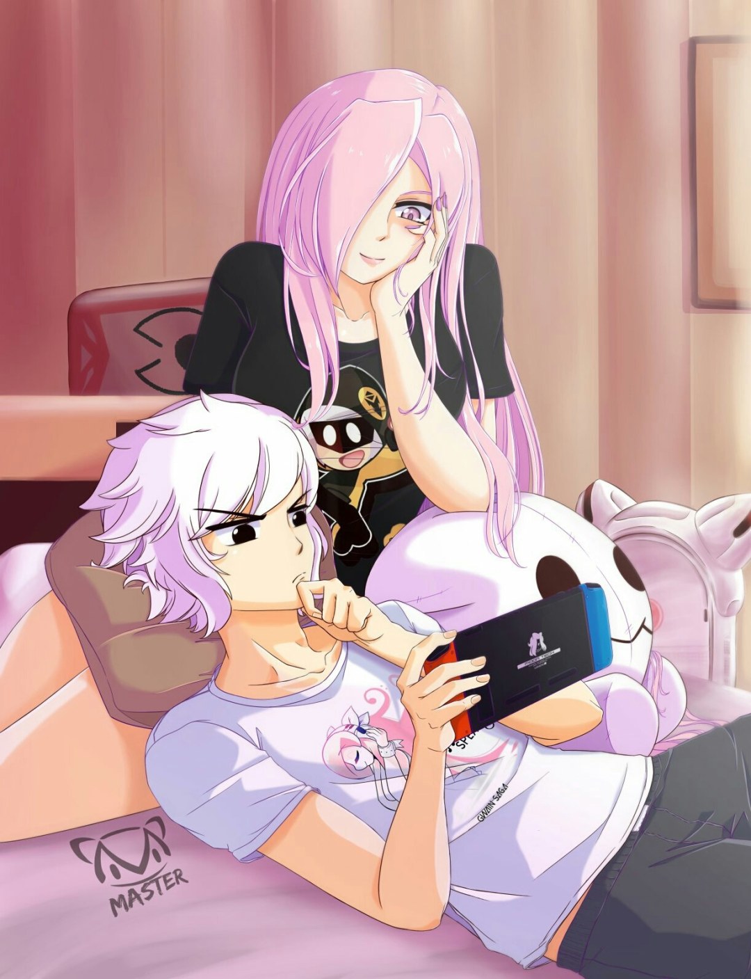 Panty y calcetín con Garterbelt Hentai Regla 34