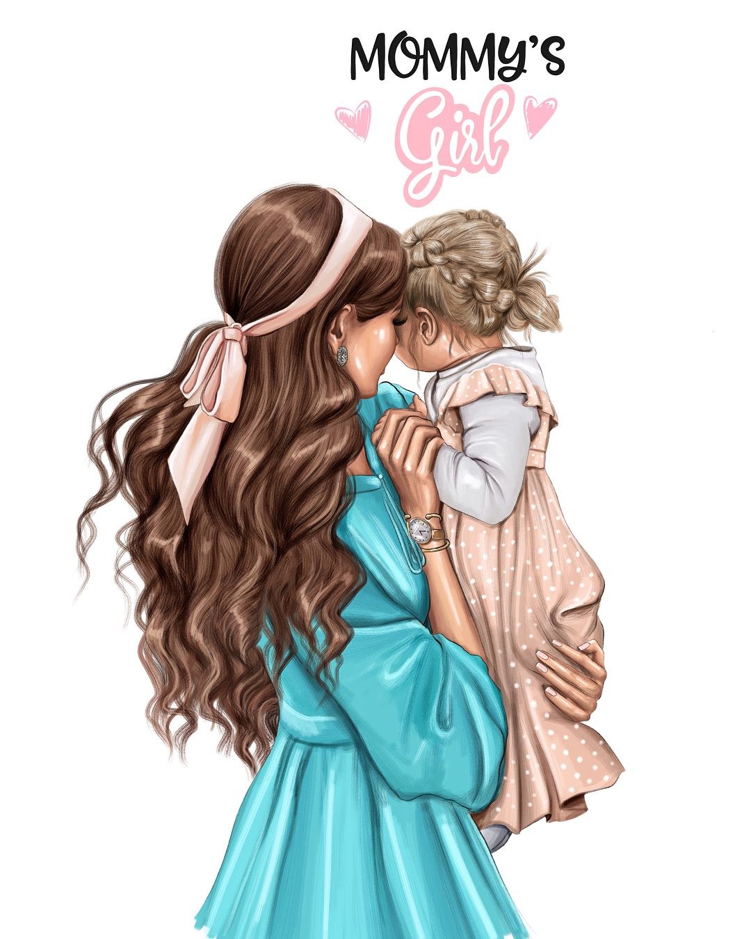Niña con arte de un niño