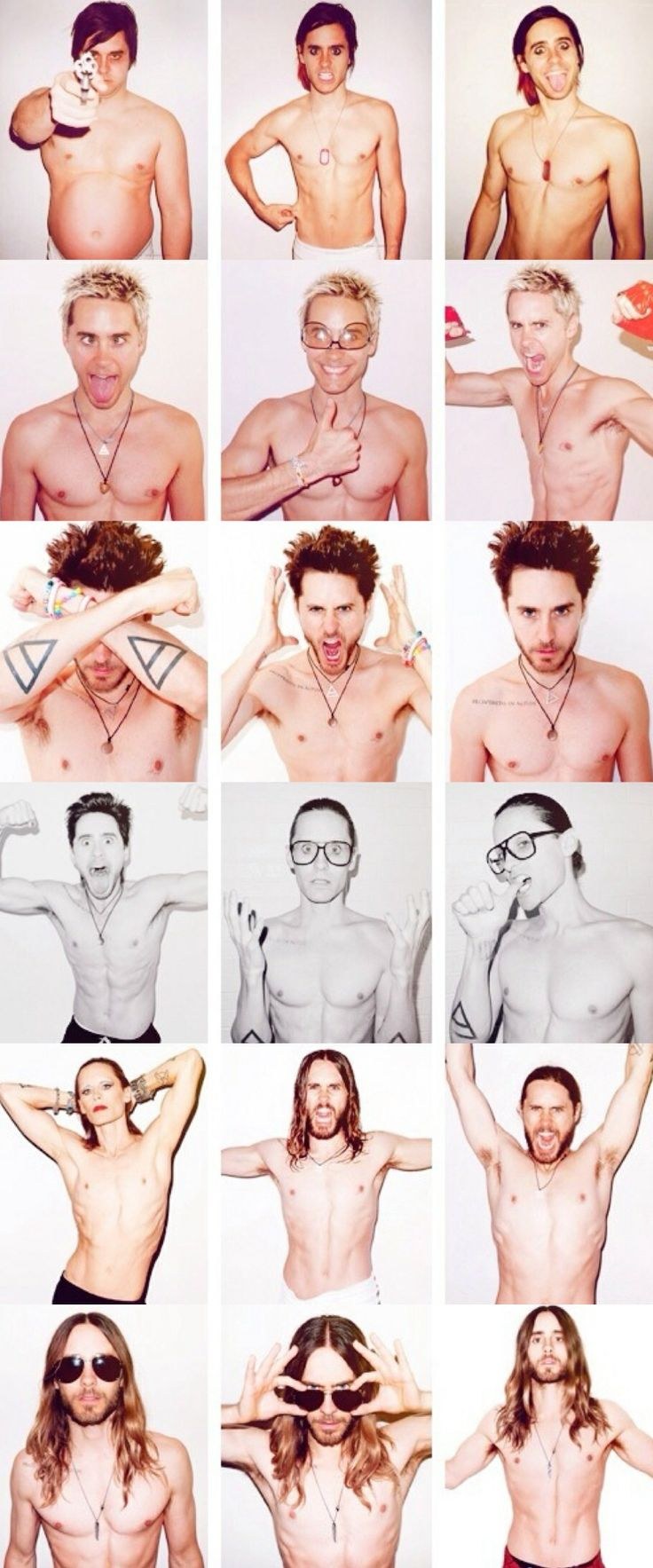 Jared Leto en la playa