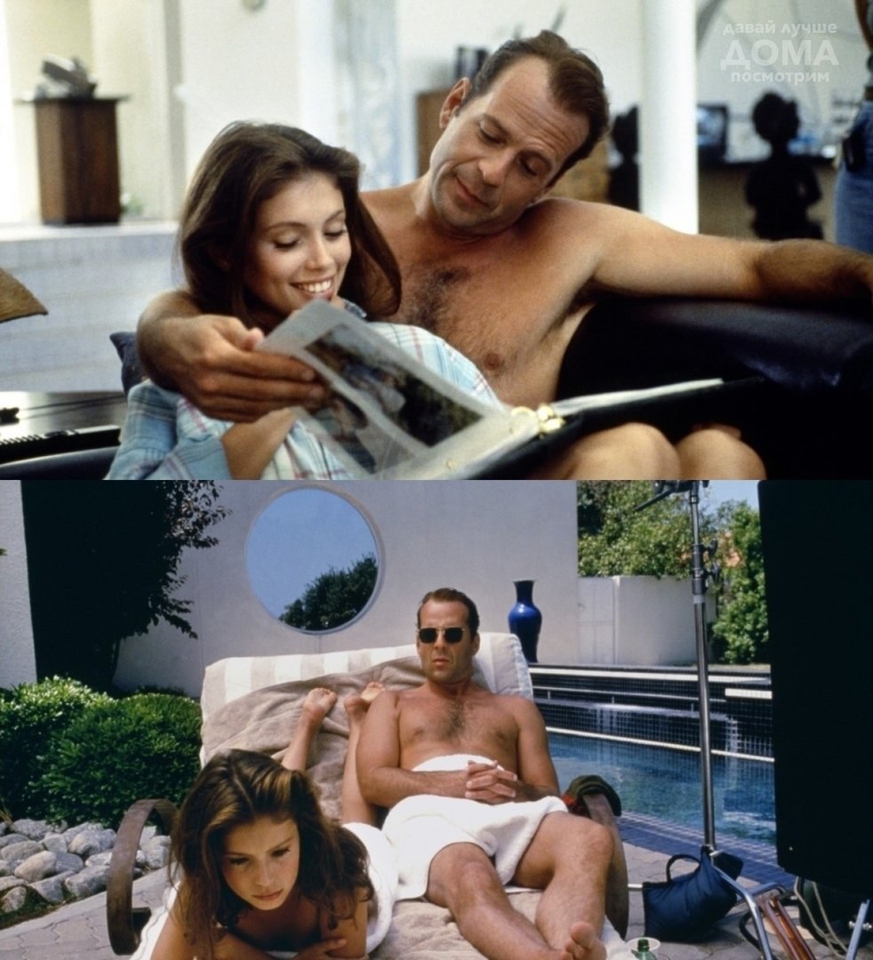 Jane March y Bruce Willis
