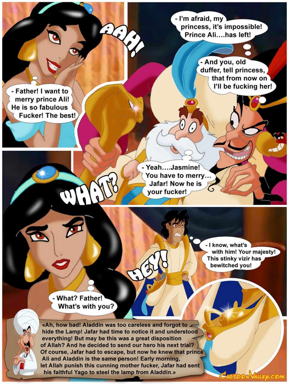 Alladin Hentai embarazada