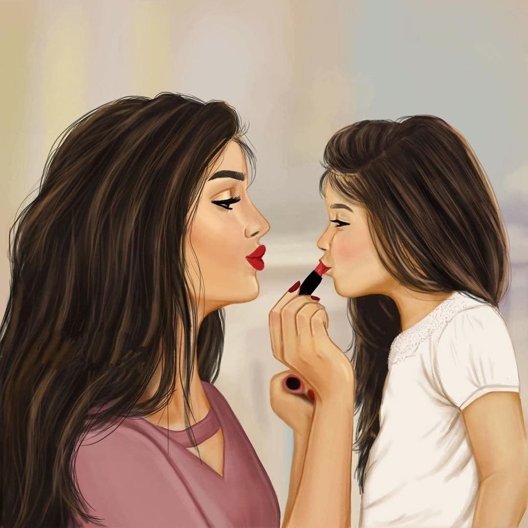 Girly_m sarra art mamá e hija