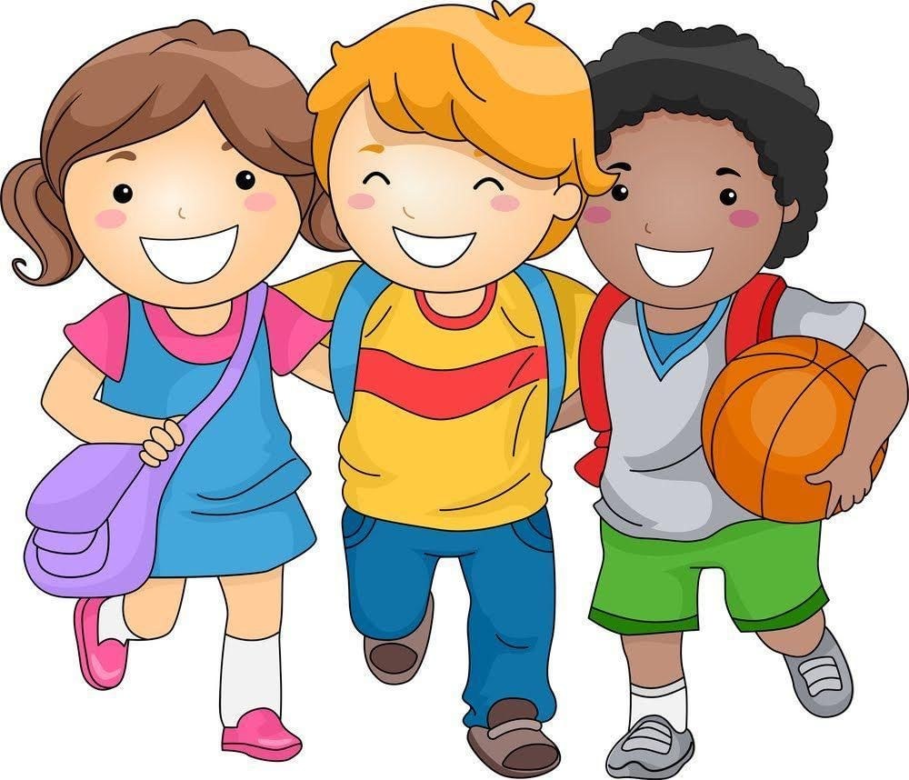 Los niños piensan una caricatura
