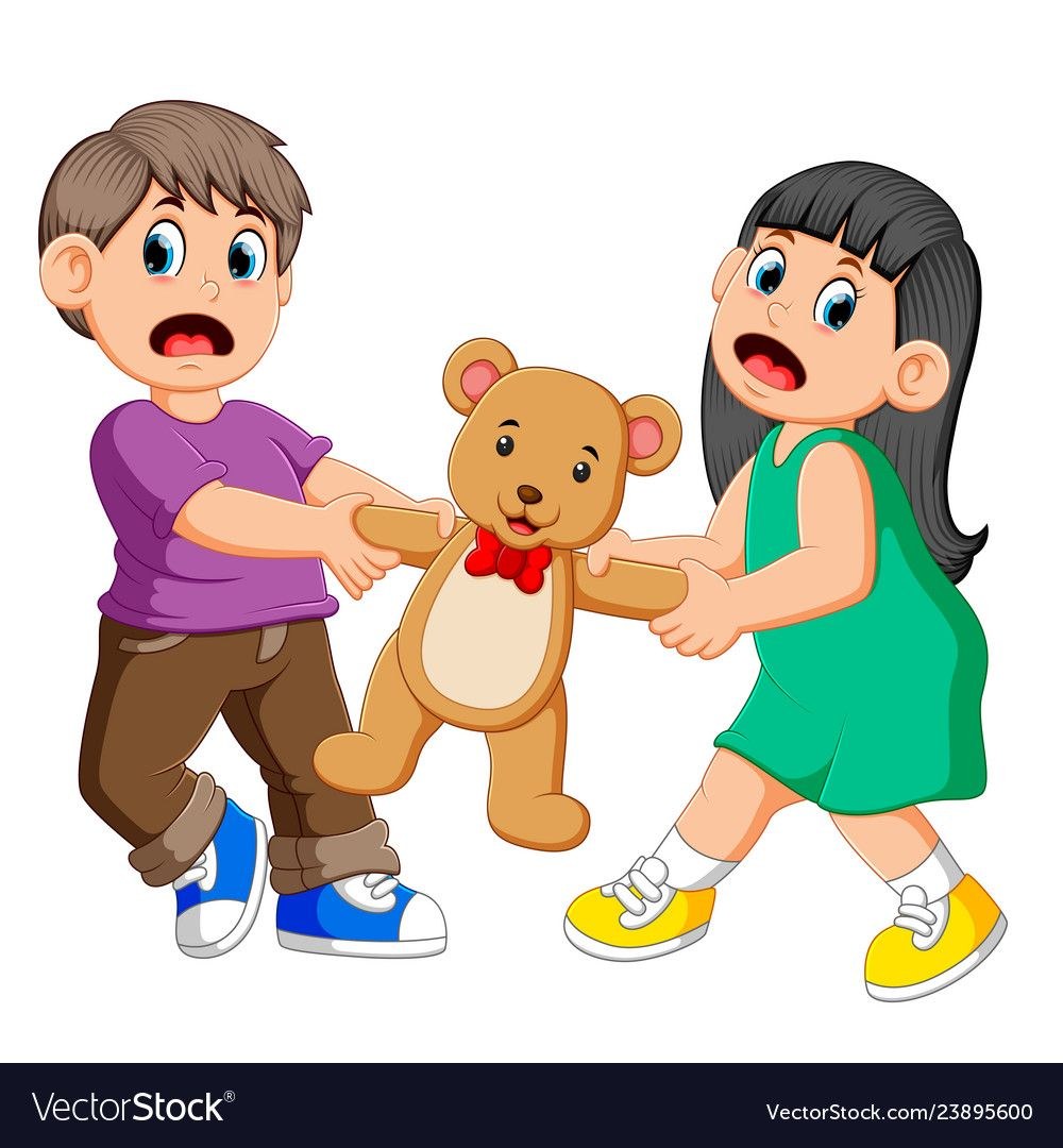 Niños de dibujos animados