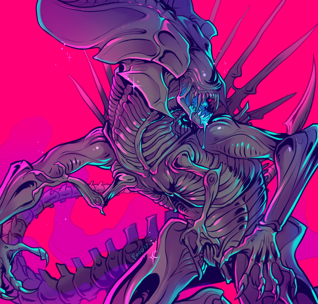 Los xenomorfos alienígenas son reina